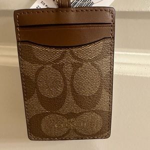 Coach lanyard ID or luggage tag